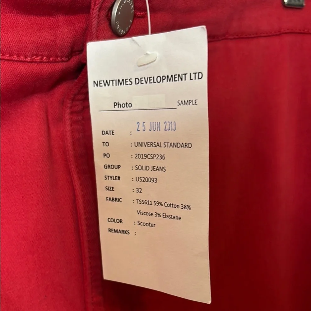 Universal Standard 32 Red (scooter) ankle Pants - Picture 6 of 11